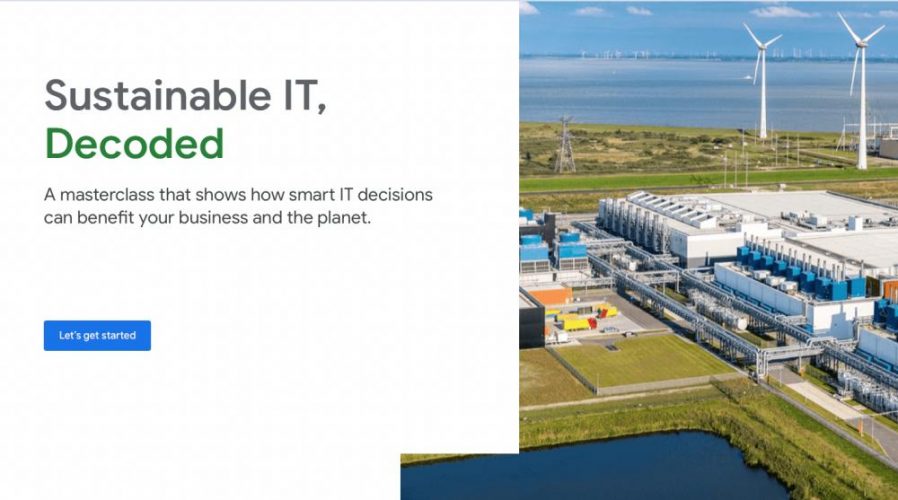Wissenseminar von Google Cloud zum Thema Nachhaltigkeit
