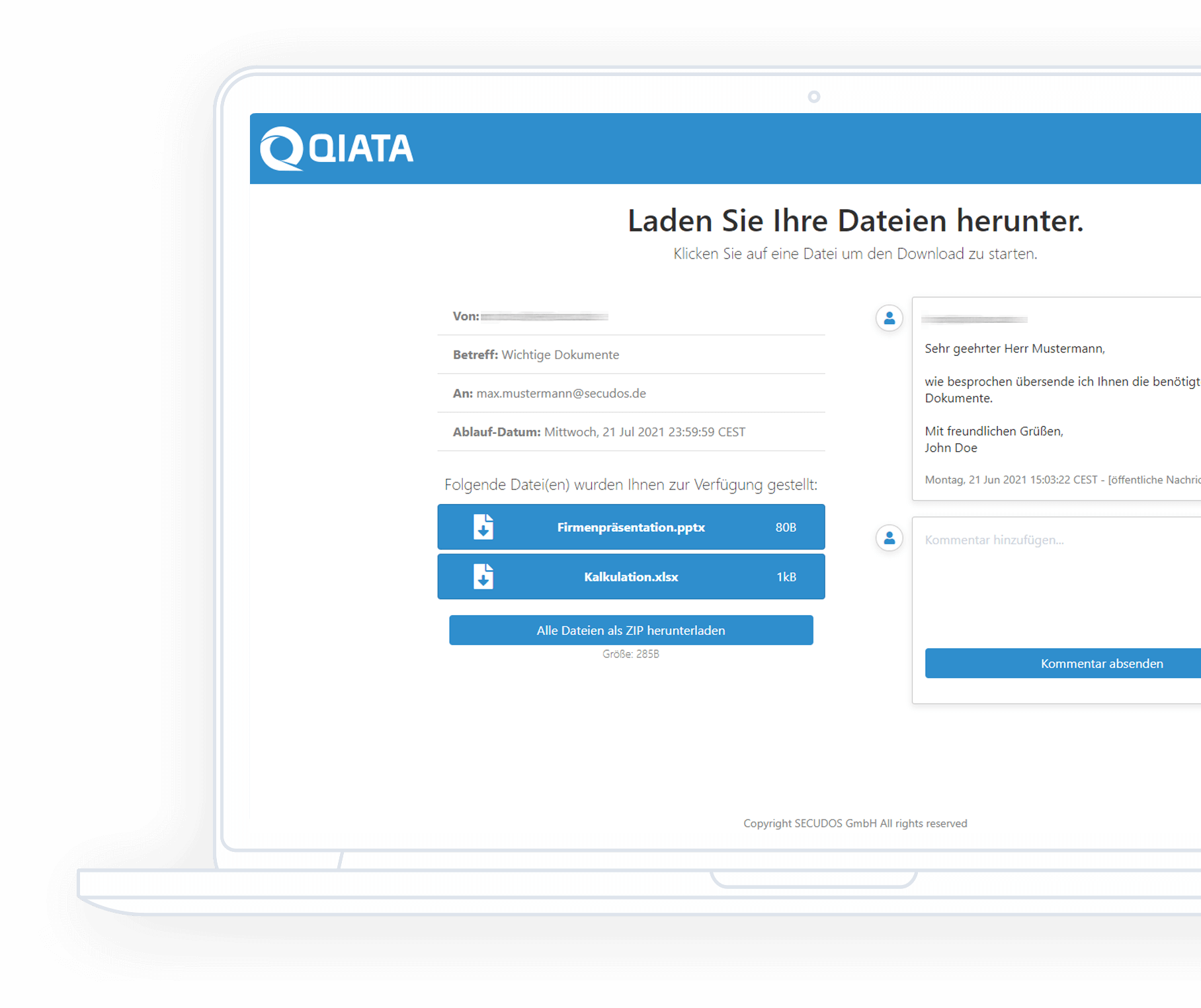 Qiata Downloadpage