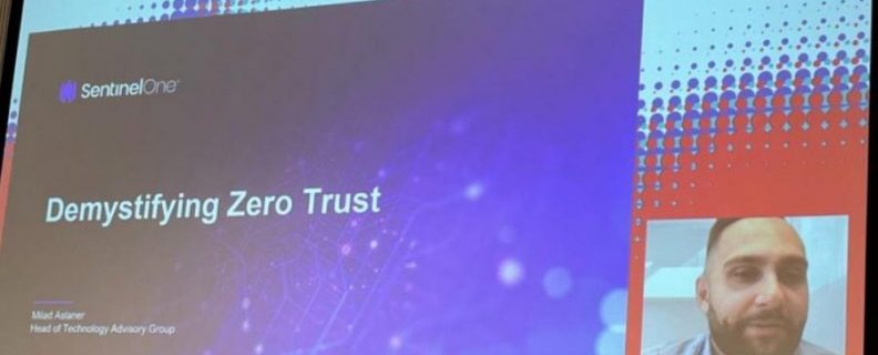Milad Aslanger (SentinelOne) auf der EIC 2022