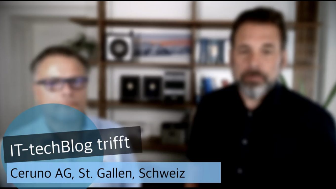 Armin Hürlimann und Peter Wieland im Gespräch mit dem IT-techBlog