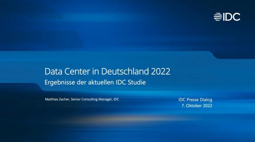 IDC-Studie Data Center in Deutschland 2022