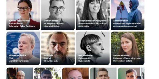 Auswahl an SprecherInnen auf dem CloudFest 2023