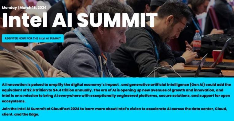 CloudFest 2024: KI-Tools für Entwickler auf dem Intel AI Summit
