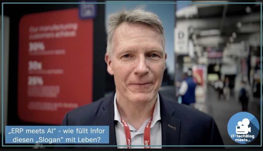 Videointerview mit Infor auf der Hannover Messe 2026