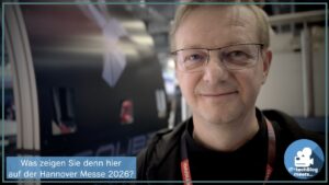 Videointerview mit der PDR-Team GmbH auf der Hannover Messe 2026