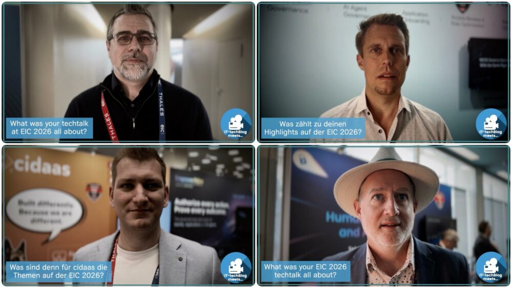 Videostatements von Segura, Nexis, cidaas und SailPoint